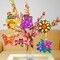 Spring Flower Suncatcher Activity Craft Kit Butterfly Sun Catcher DIY Window Paint Art Suncatcher Kits for Spring Summer Easter Party Activities Art Project Party Favors